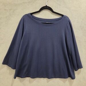 Ann Taylor Loft Long Sleeves T-Shirt Women's Size Large Comfy Cozy Casual Basics